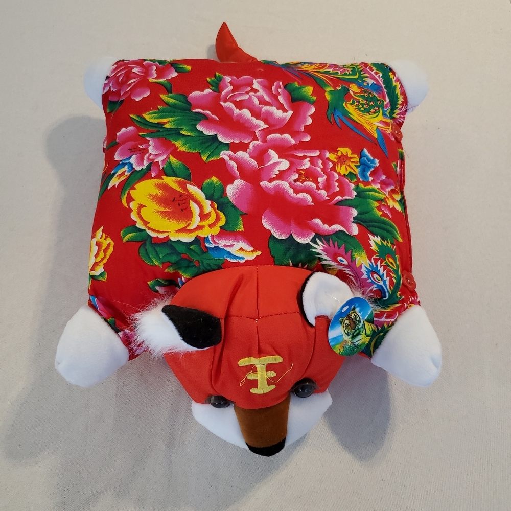 Small Chinese Tiger Pillow